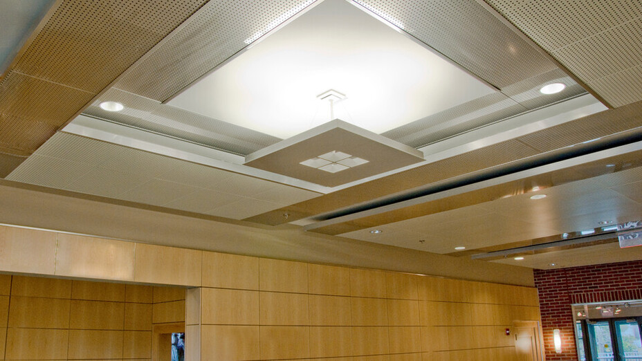 Rockfon Planostile Snap In Metal Panel Ceiling System