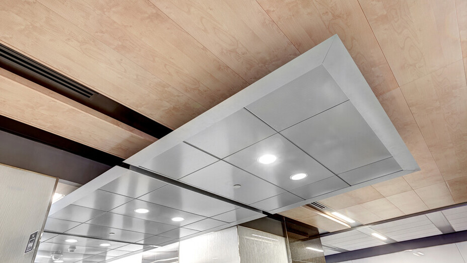 Rockfon Spanair Plank Hook On Metal Panel Ceiling System